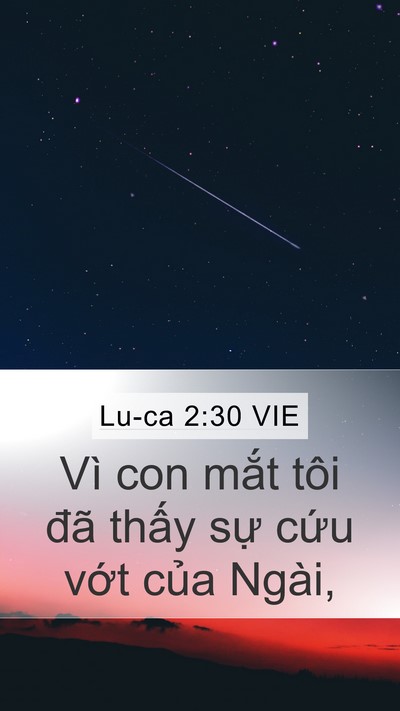 Lu-ca 2:30 VIE Bible Verse Image