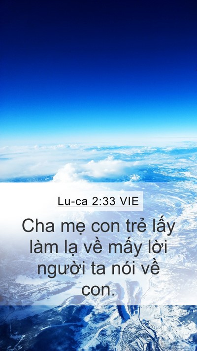 Lu-ca 2:33 VIE Bible Verse Image