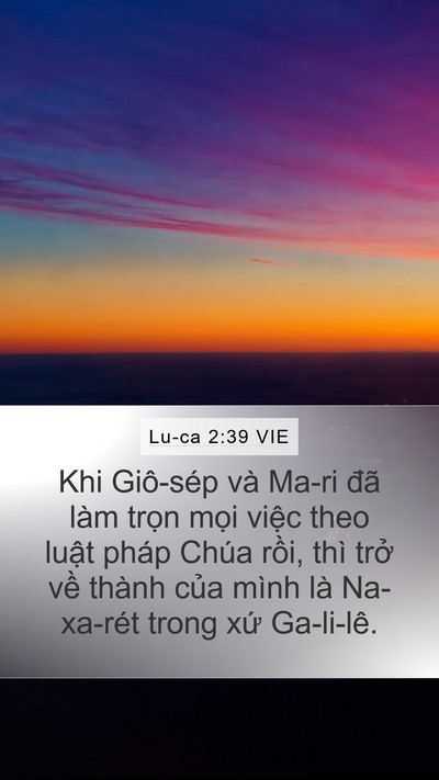 Lu-ca 2:39 VIE Bible Verse Image