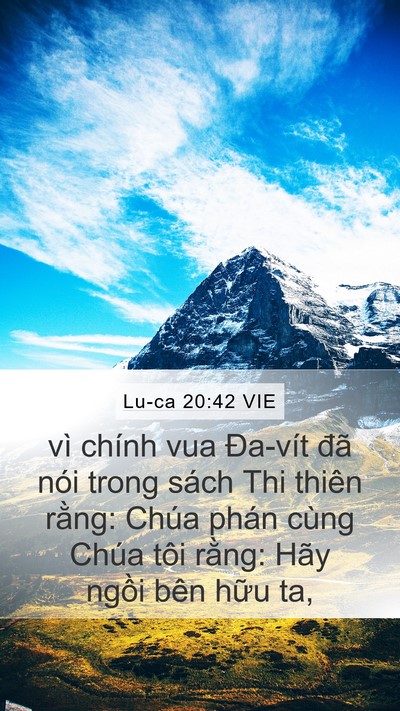 Lu-ca 20:42 VIE Bible Verse Image