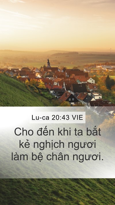 Lu-ca 20:43 VIE Bible Verse Image