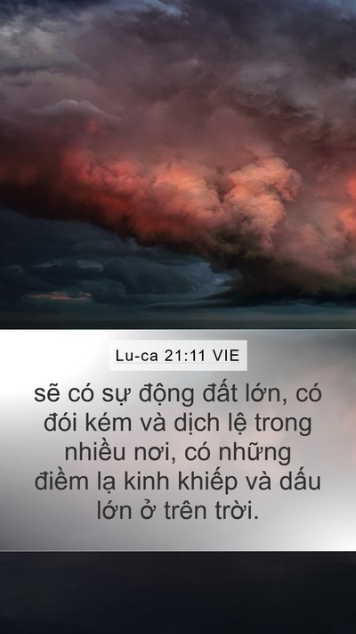 Lu-ca 21:11 VIE Bible Verse Image