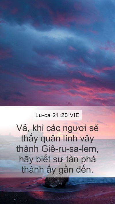 Lu-ca 21:20 VIE Bible Verse Image
