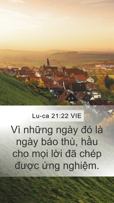 Lu-ca 21:22 VIE Bible Verse Image