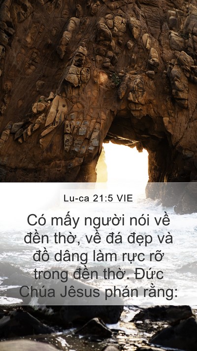 Lu-ca 21:5 VIE Bible Verse Image