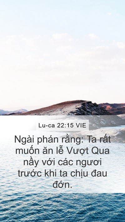 Lu-ca 22:15 VIE Bible Verse Image