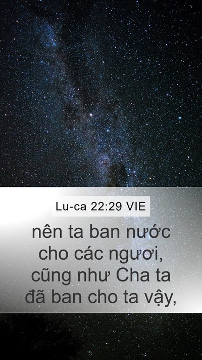 Lu-ca 22:29 VIE Bible Verse Image