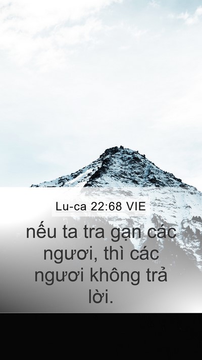 Lu-ca 22:68 VIE Bible Verse Image