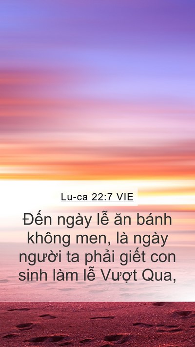 Lu-ca 22:7 VIE Bible Verse Image