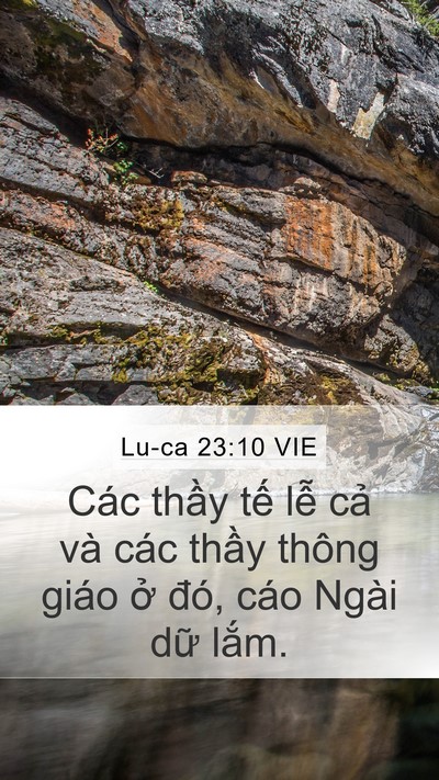 Lu-ca 23:10 VIE Mobile Phone Wallpaper - Các thầy tế lễ cả và các thầy thông - Mobile Bible Verse Wallpaper