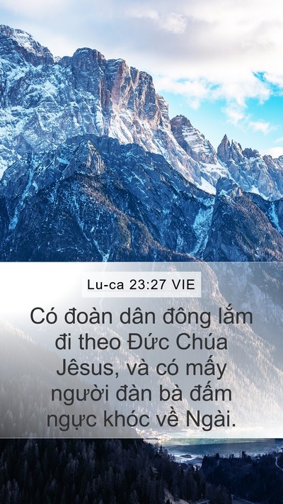 Lu-ca 23:27 VIE Bible Verse Image