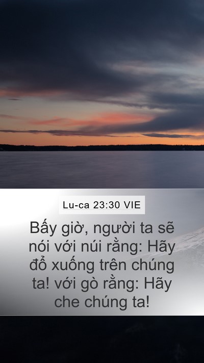 Lu-ca 23:30 VIE Bible Verse Image