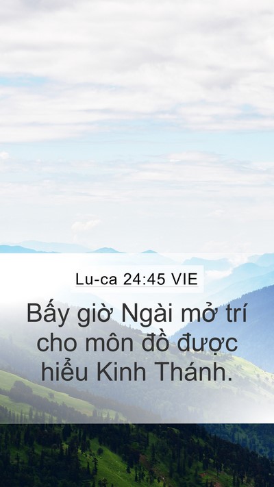 Lu-ca 24:45 VIE Bible Verse Image