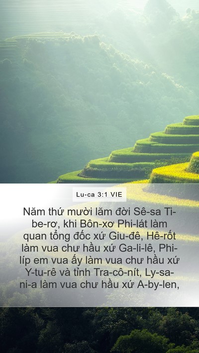 Lu-ca 3:1 VIE Bible Verse Image