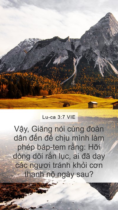 Lu-ca 3:7 VIE Bible Verse Image