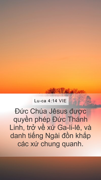 Lu-ca 4:14 VIE Bible Verse Image
