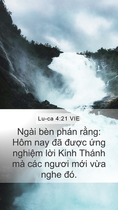 Lu-ca 4:21 VIE Bible Verse Image