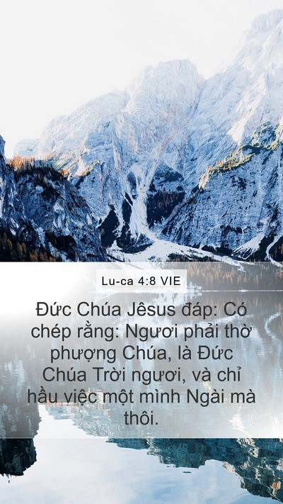 Lu-ca 4:8 VIE Bible Verse Image