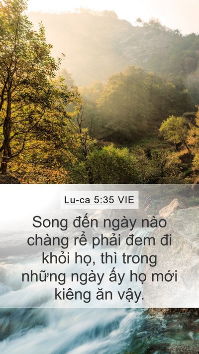Lu-ca 5:35 VIE Bible Verse Image