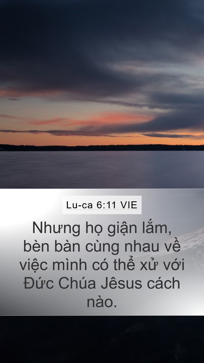 Lu-ca 6:11 VIE Bible Verse Image
