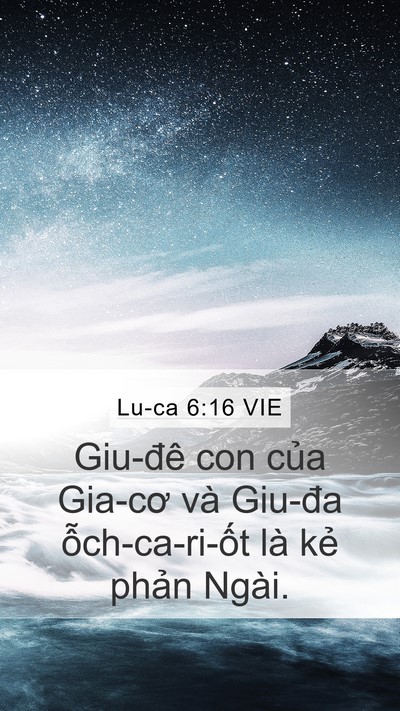 Lu-ca 6:16 VIE Bible Verse Image