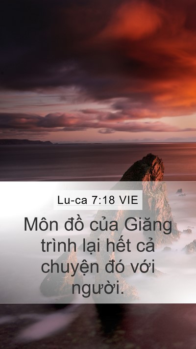 Lu-ca 7:18 VIE Bible Verse Image
