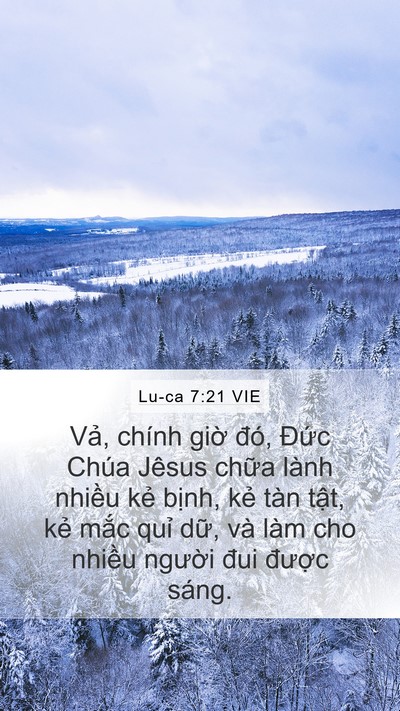 Lu-ca 7:21 VIE Bible Verse Image