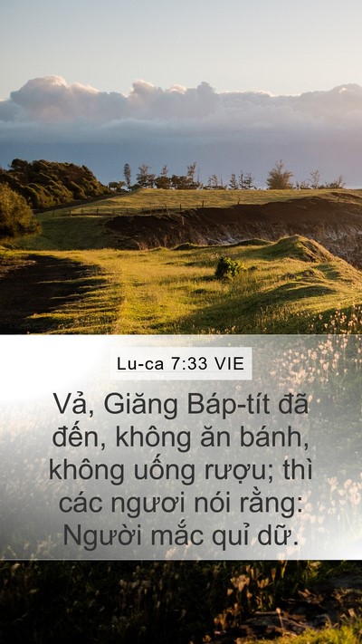 Lu-ca 7:33 VIE Bible Verse Image