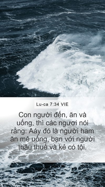 Lu-ca 7:34 VIE Bible Verse Image