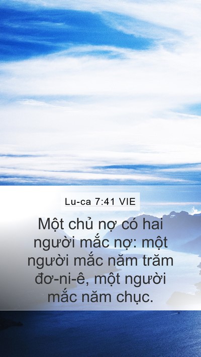 Lu-ca 7:41 VIE Bible Verse Image