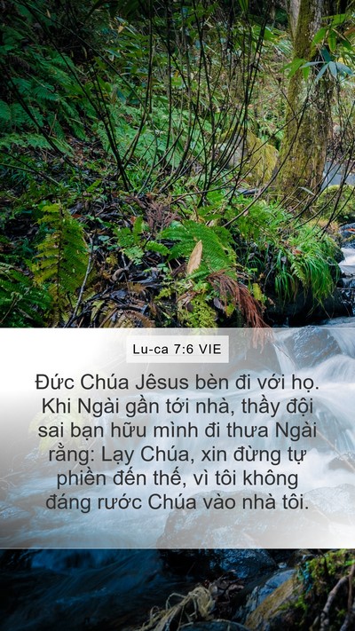 Lu-ca 7:6 VIE Bible Verse Image