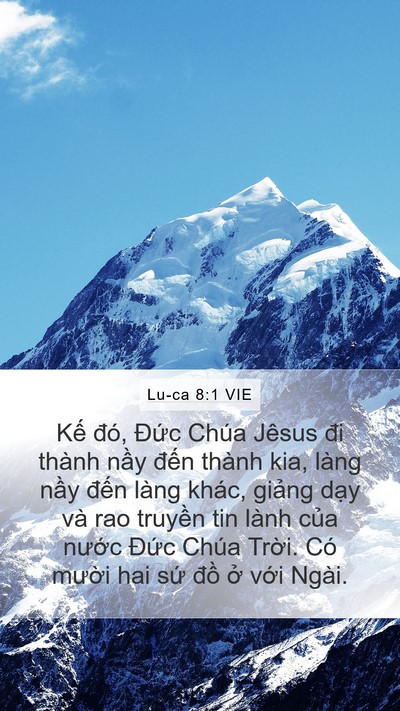 Lu-ca 8:1 VIE Bible Verse Image