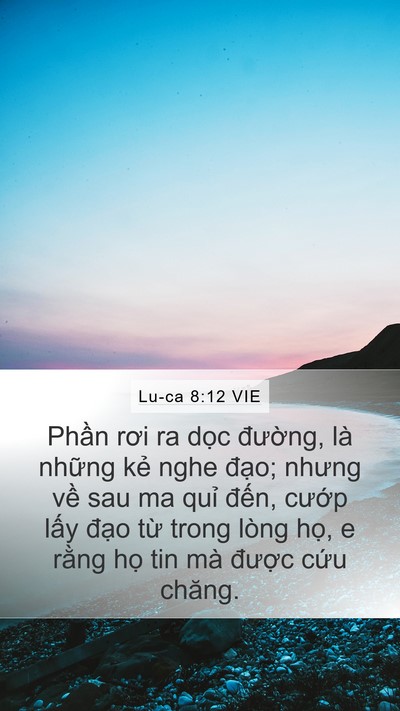 Lu-ca 8:12 VIE Bible Verse Image