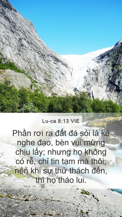 Lu-ca 8:13 VIE Bible Verse Image