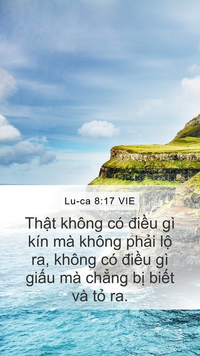 Lu-ca 8:17 VIE Bible Verse Image