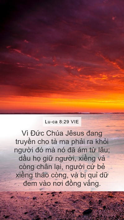 Lu-ca 8:29 VIE Bible Verse Image