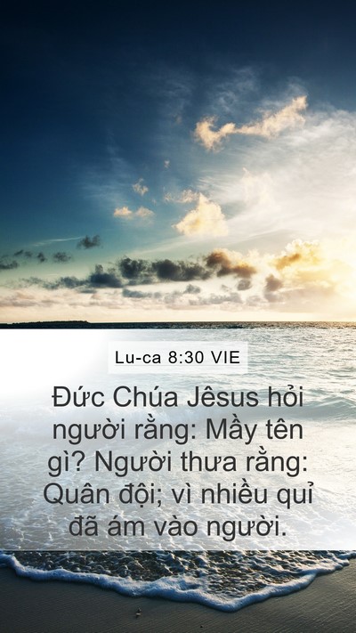Lu-ca 8:30 VIE Bible Verse Image