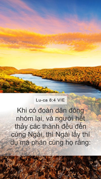 Lu-ca 8:4 VIE Bible Verse Image