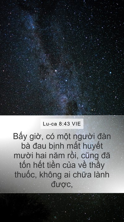 Lu-ca 8:43 VIE Bible Verse Image