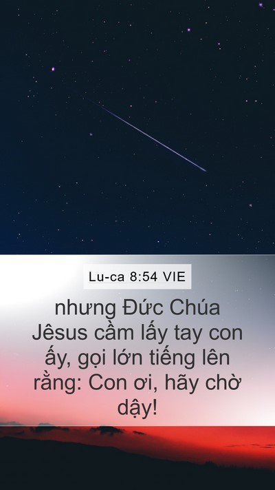 Lu-ca 8:54 VIE Bible Verse Image