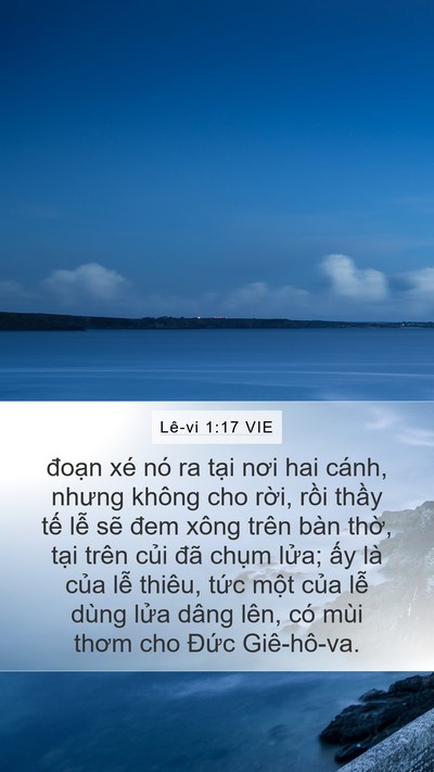 Lê-vi 1:17 VIE Bible Verse Image
