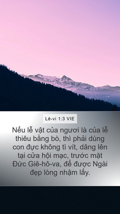 Lê-vi 1:3 VIE Bible Verse Image