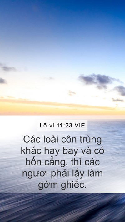 Lê-vi 11:23 VIE Bible Verse Image