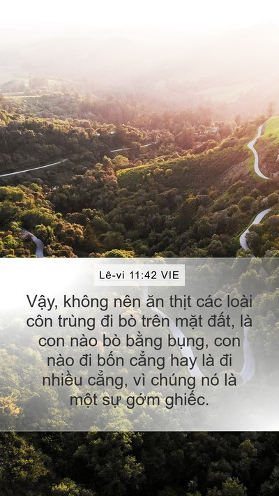 Lê-vi 11:42 VIE Bible Verse Image