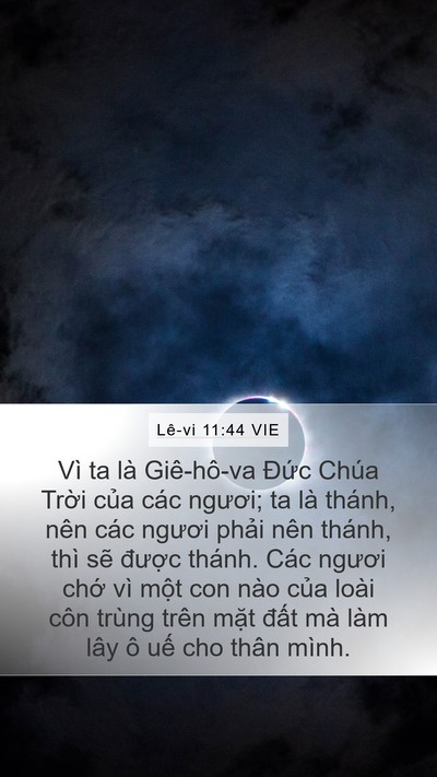 Lê-vi 11:44 VIE Bible Verse Image