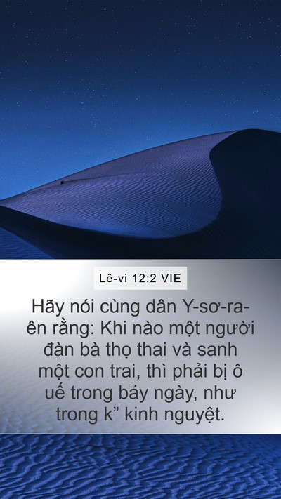 Lê-vi 12:2 VIE Bible Verse Image