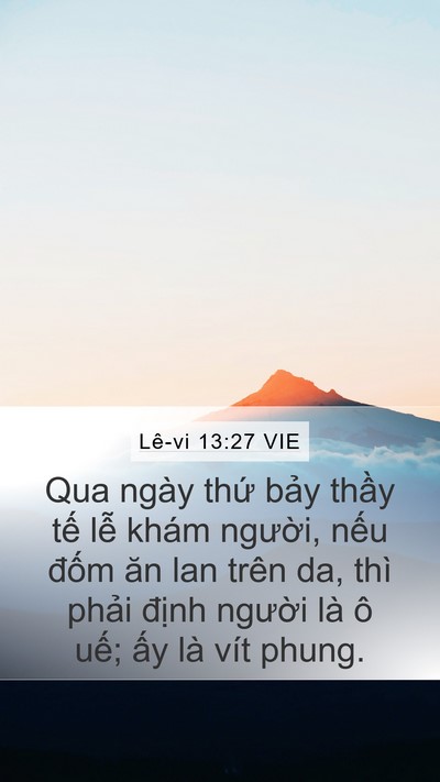 Lê-vi 13:27 VIE Bible Verse Image