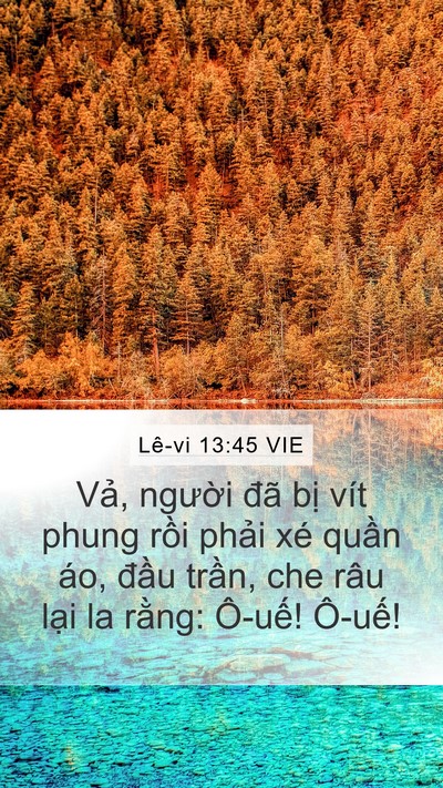 Lê-vi 13:45 VIE Bible Verse Image