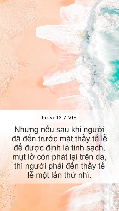 Lê-vi 13:7 VIE Mobile Phone Wallpaper - Nhưng nếu sau khi người đã đến - Mobile Bible Verse Wallpaper