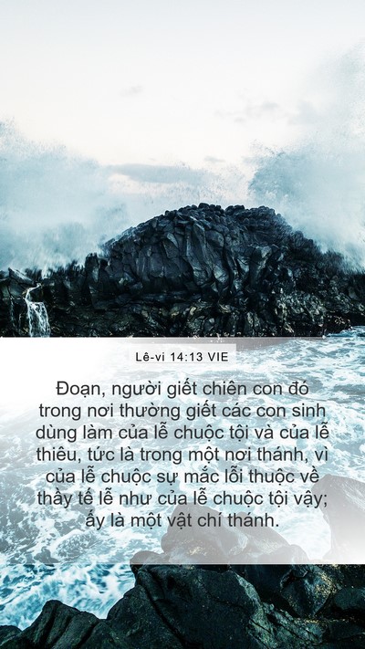 Lê-vi 14:13 VIE Bible Verse Image
